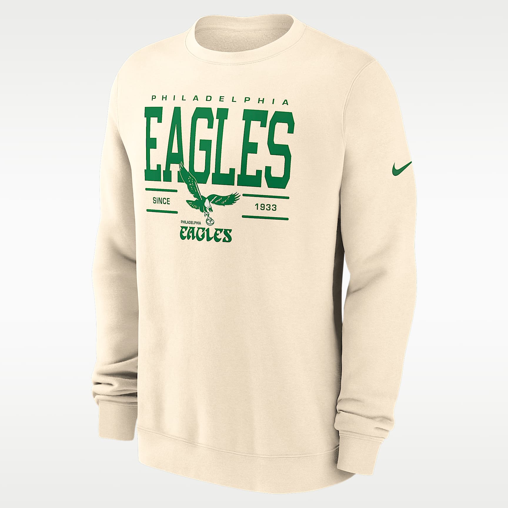 Philadelphia Eagles Club Men's Nike NFL Pullover Crew. Nike.com